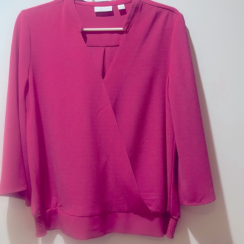 New York & Company Pink Blouse